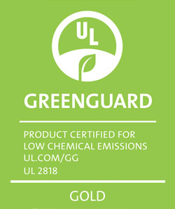 GREENGUARD Gold Certified Logo